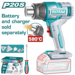 Total Cordless Heat Gun 300/580c 20v
