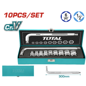 Total 10 pieces 1/2 inch Socket Set