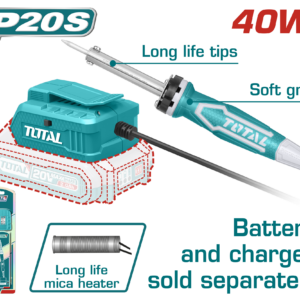 TOTAL Cordless Soldering Iron - 40W
